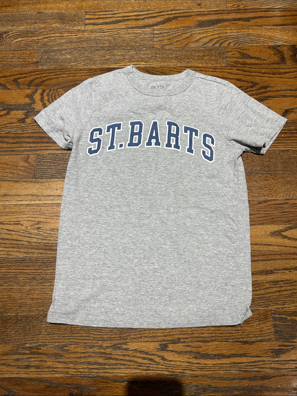 Zoe + Liv Gray ST.BARTS Graphic Tee